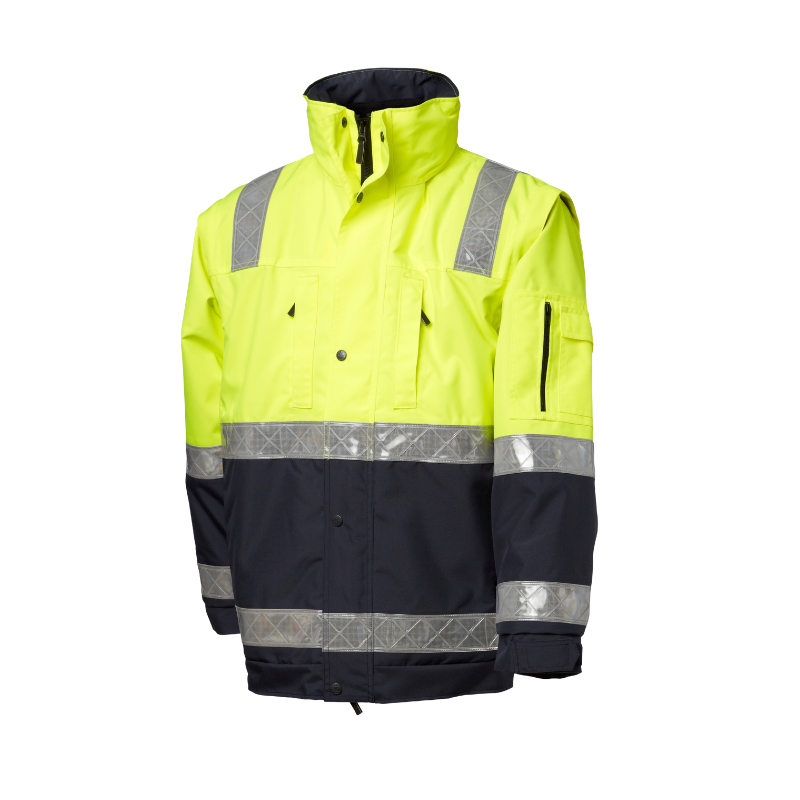 Two-Coloured Bomber Jacket 3-in-1